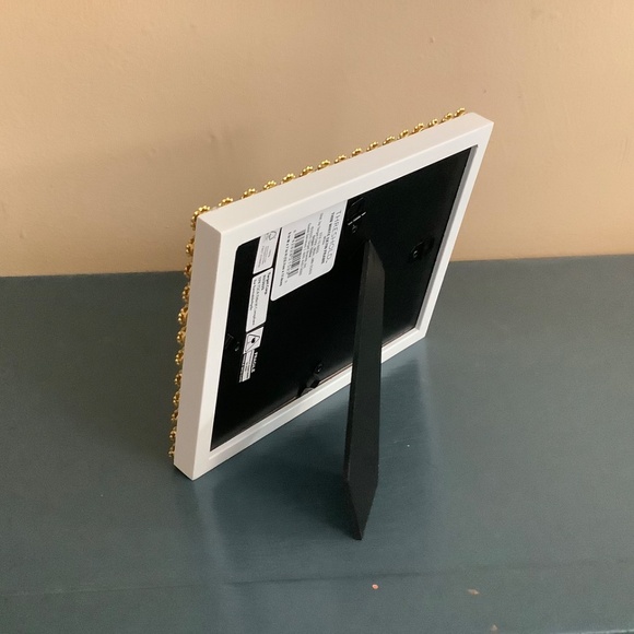 5x7 vintage Aurora borealis rhinestone button picture frame - Picture 4 of 5